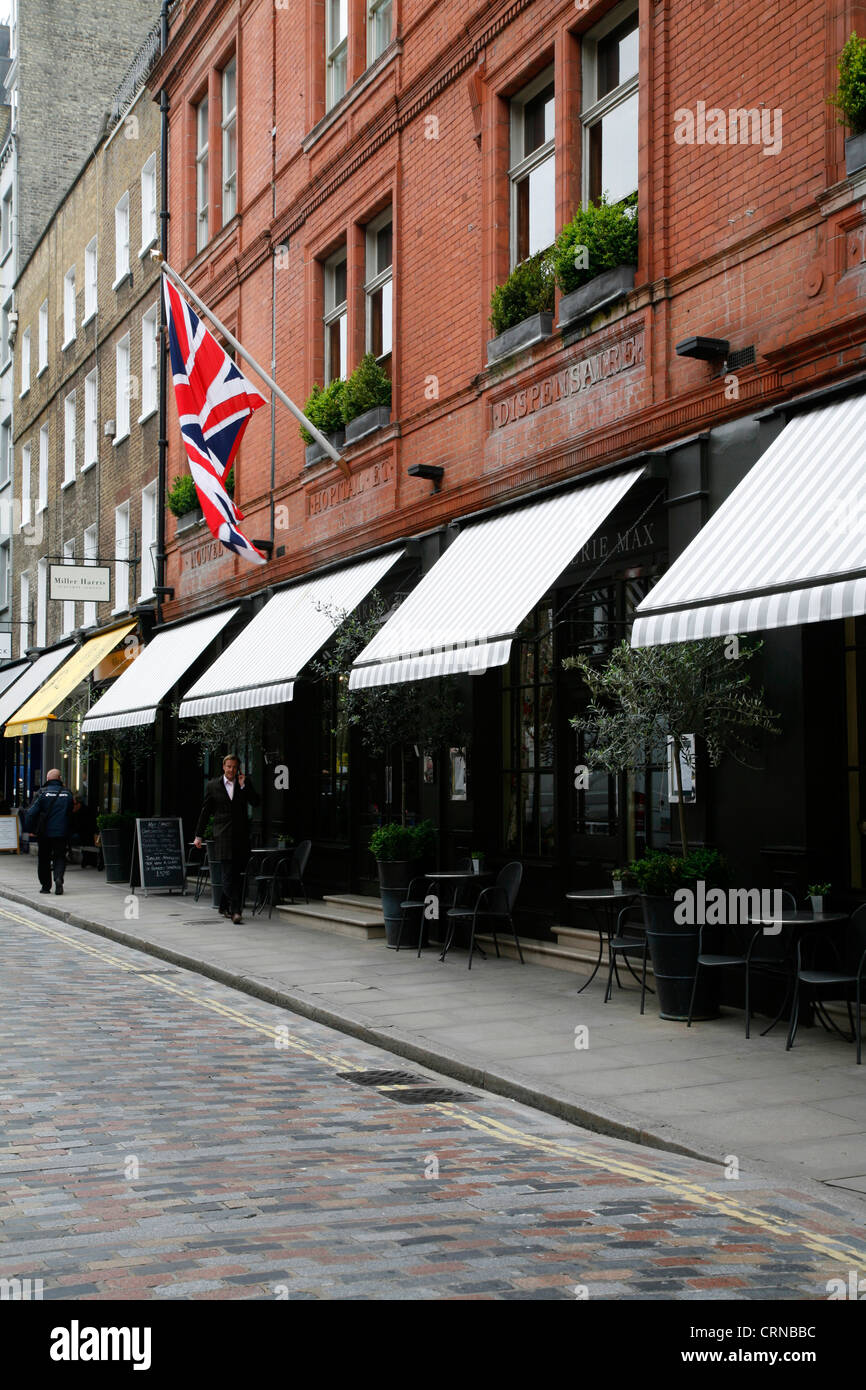 Covent Garden Hotel on Monmouth Street, Seven Dials, London, UK Stock Photo