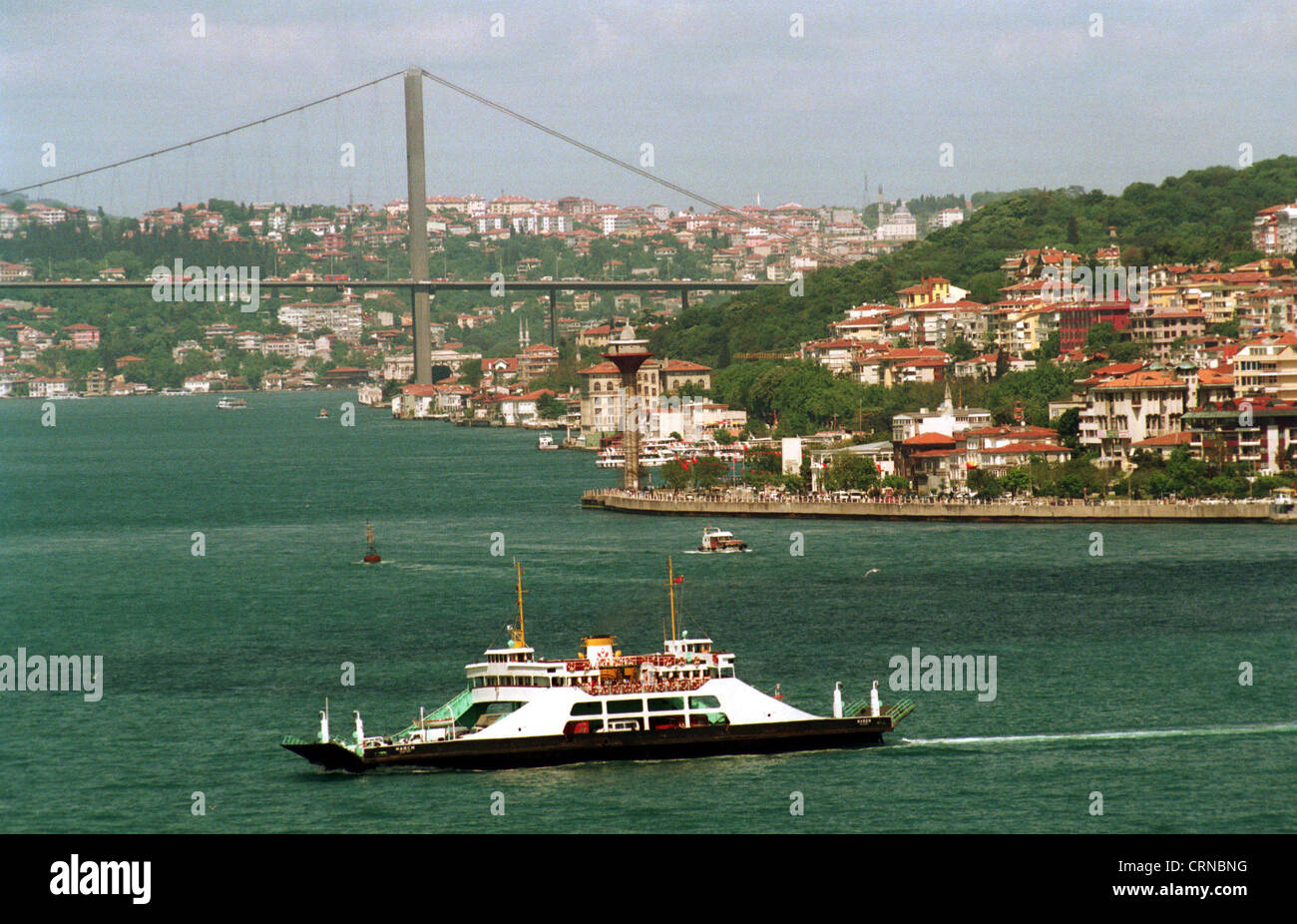 Ferry on the Bosphorus Strait, Istanbul Stock Photo - Alamy