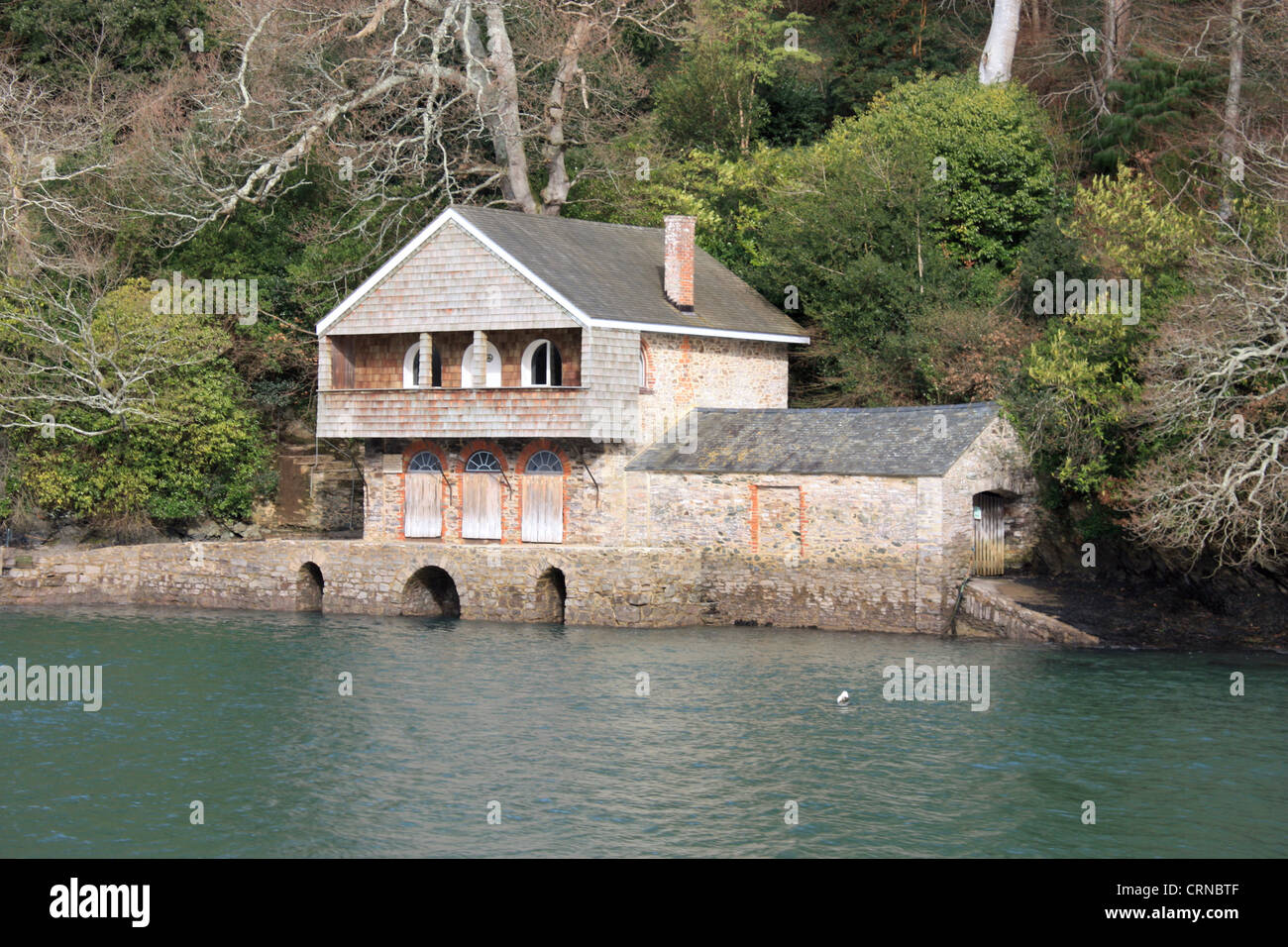 Agatha Christie's Boat House Stock Photo