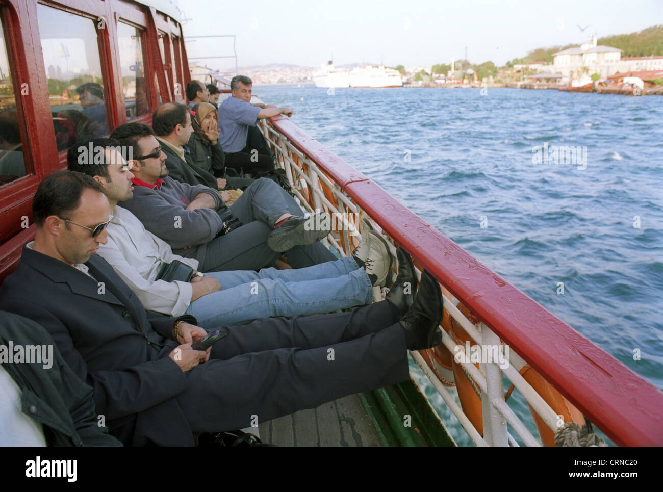 Ferry on the Bosphorus Strait, Istanbul Stock Photo - Alamy