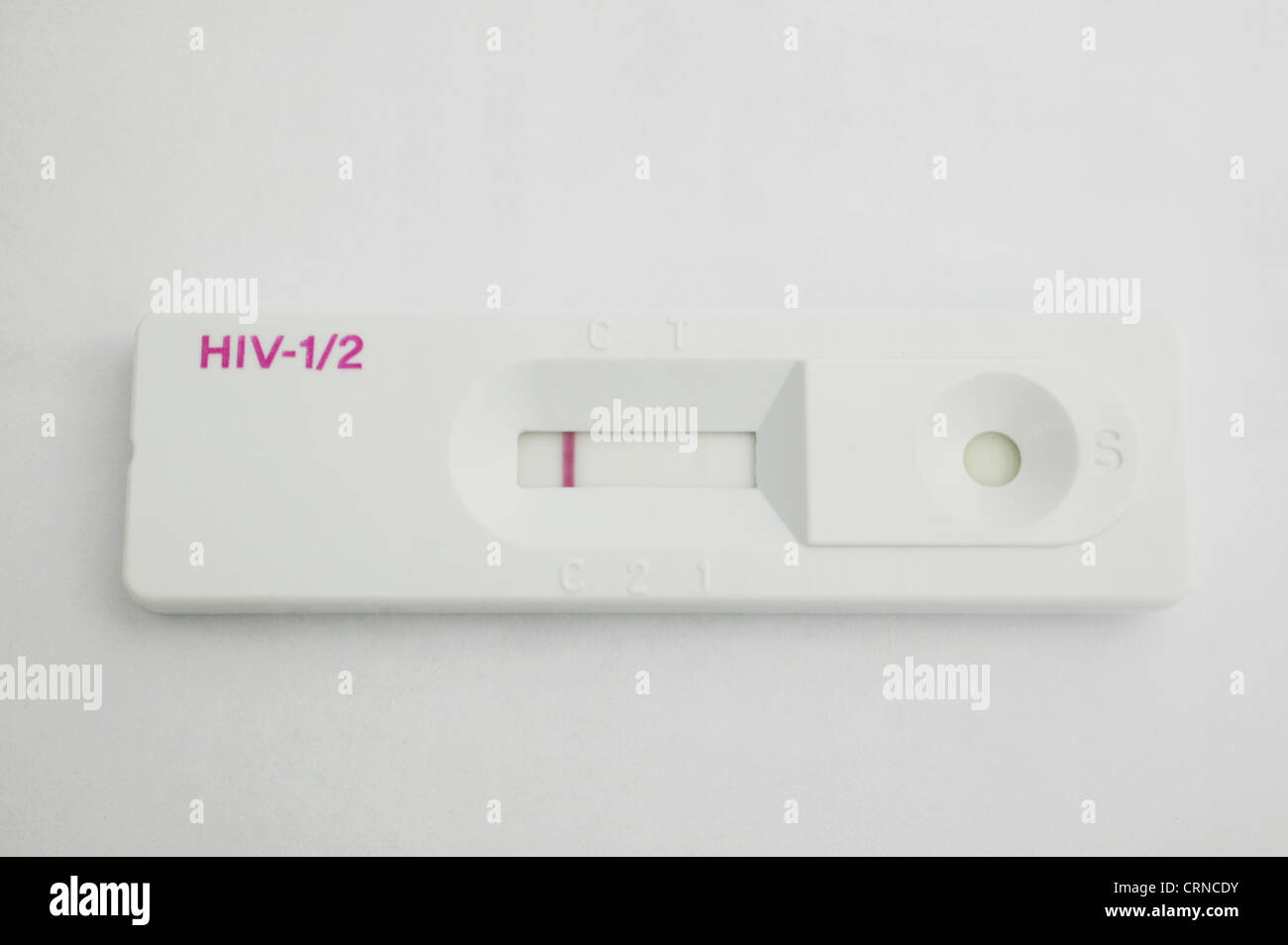 HIV rapid test The Rapid Antibody Test are intended to aid in the diagnosis of HIV infection. Stock Photo