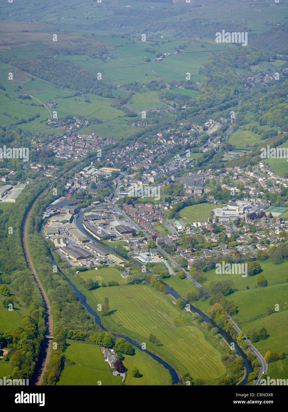 Mytholmroyd, Calder Valley, West Yorkshire, Northern England Stock