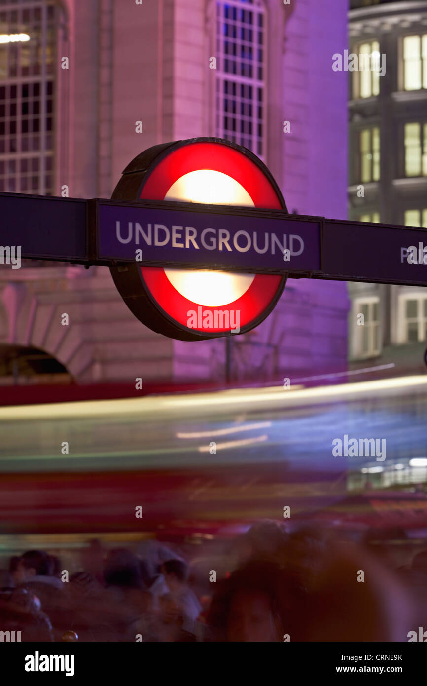 London Underground sign, London, England Stock Photo Alamy