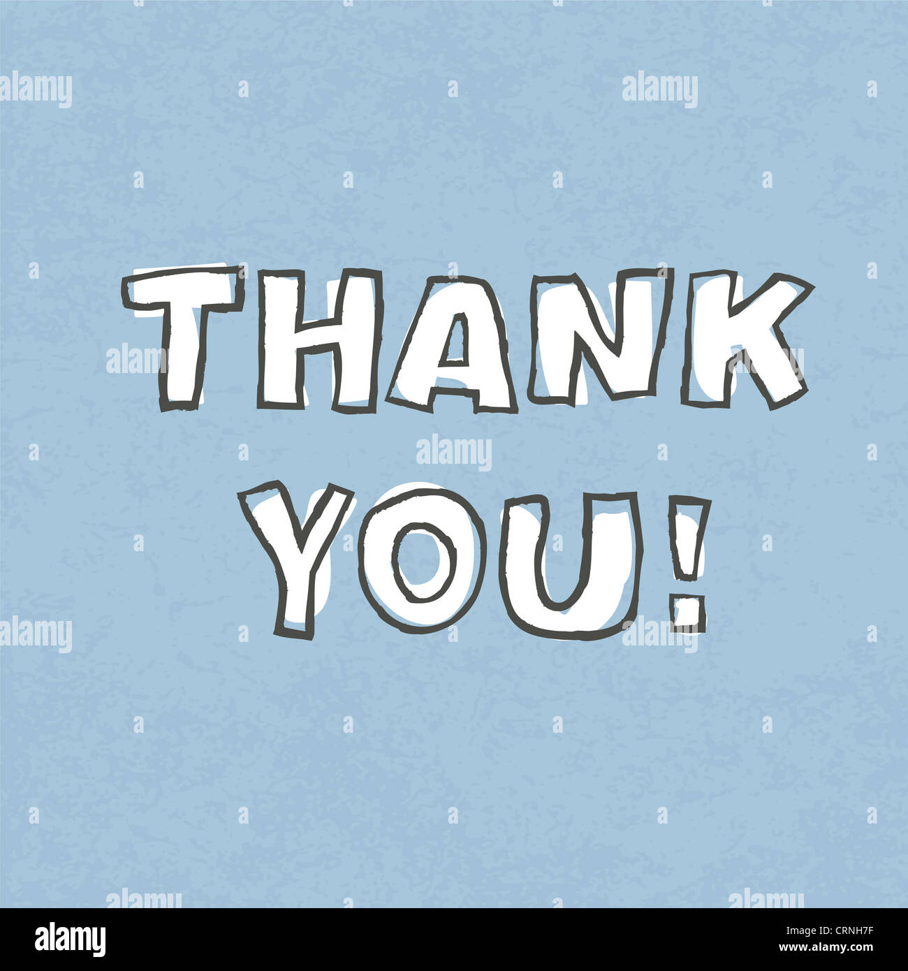 Thank you poster Stock Photo - Alamy