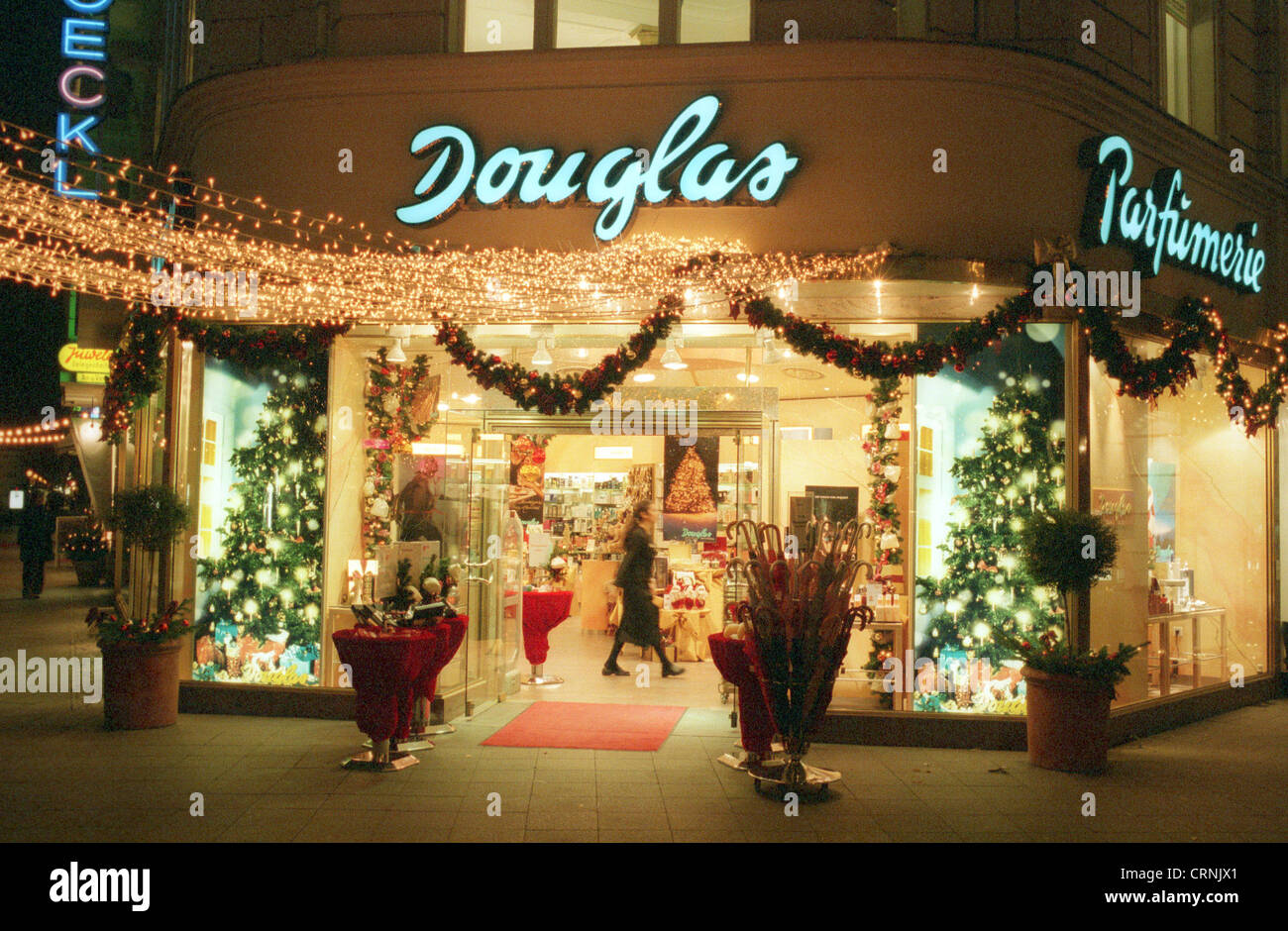 Berlin The Business Parfuemeriekette Douglas Stock Photo Alamy