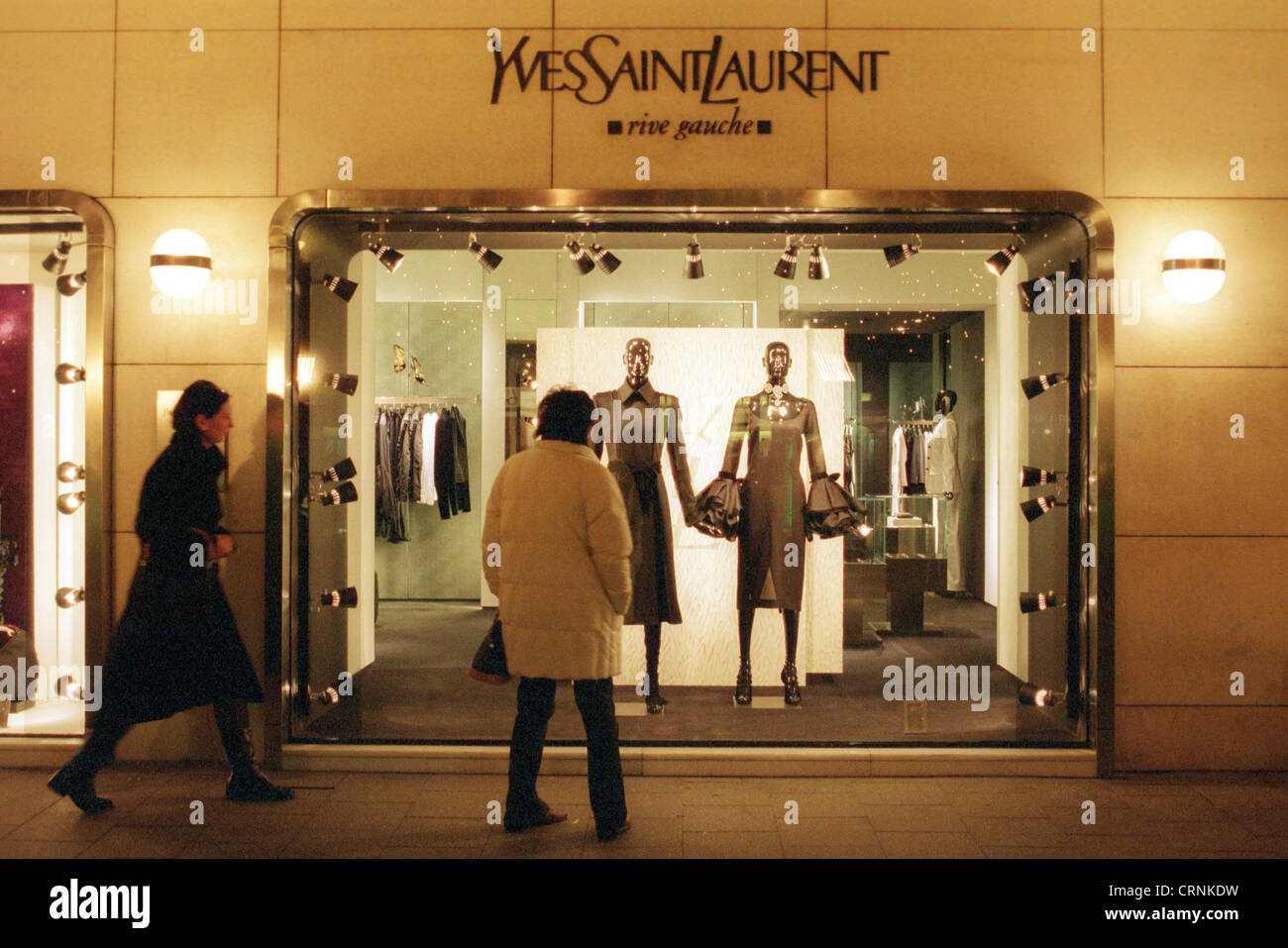 Berlin, Business of the luxury brand Yves Saint Laurent am Kurfuerstendamm  Stock Photo - Alamy