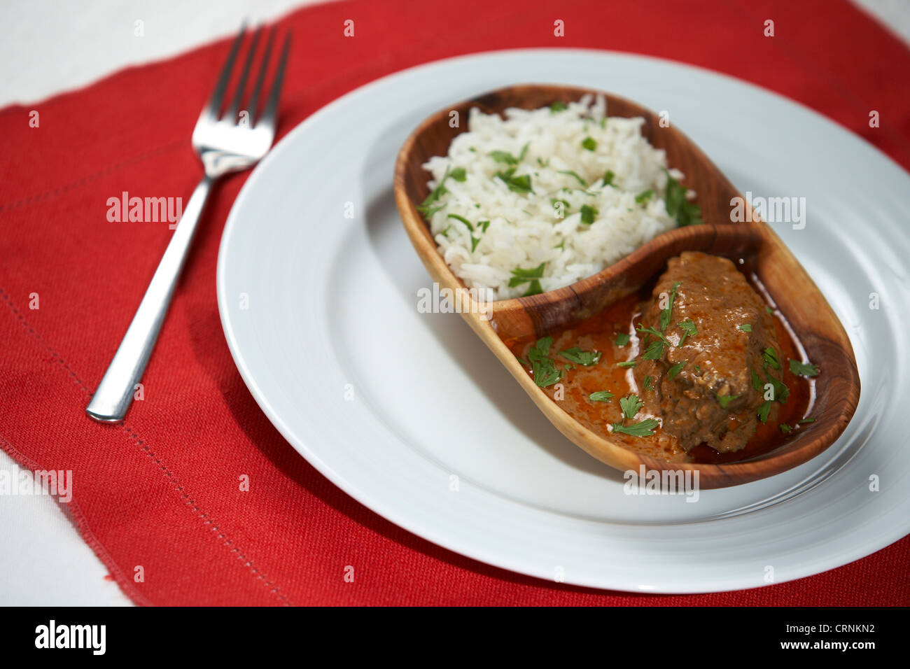 Fish with peanut sauce Stock Photo Alamy