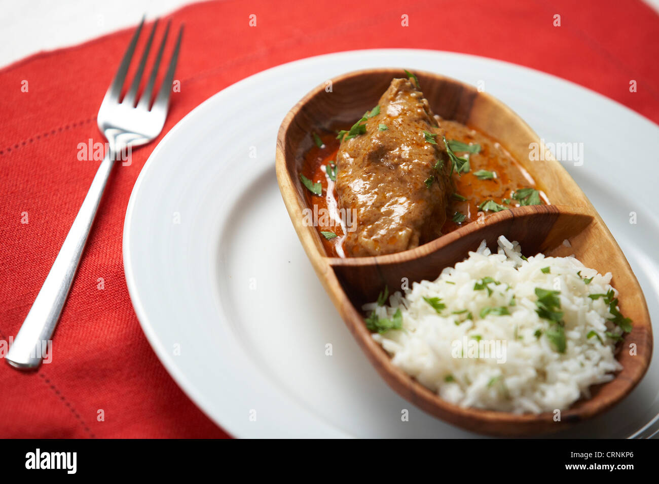 Fish with peanut sauce Stock Photo Alamy