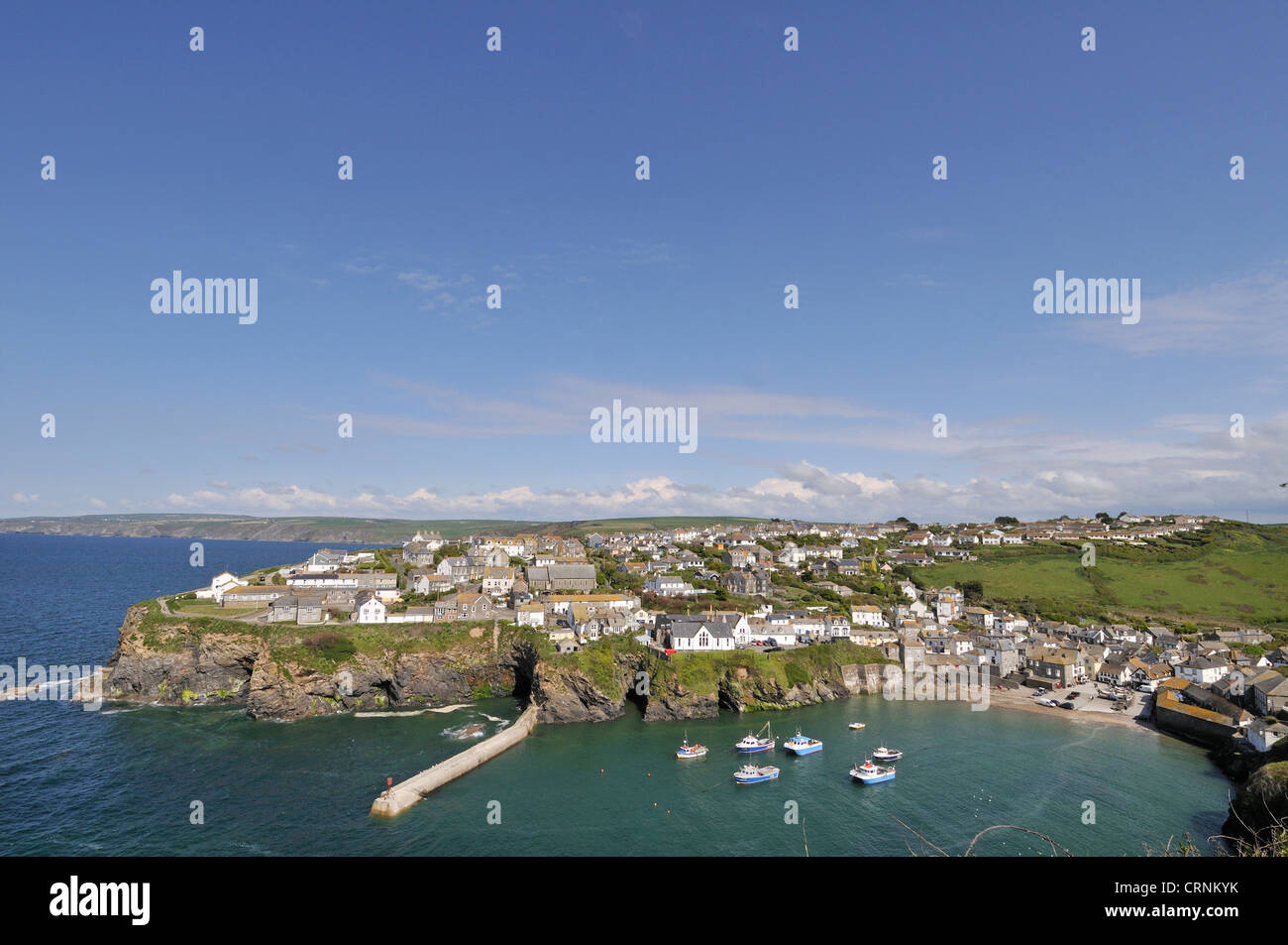 Harbour port small fishing boats hi-res stock photography and images ...