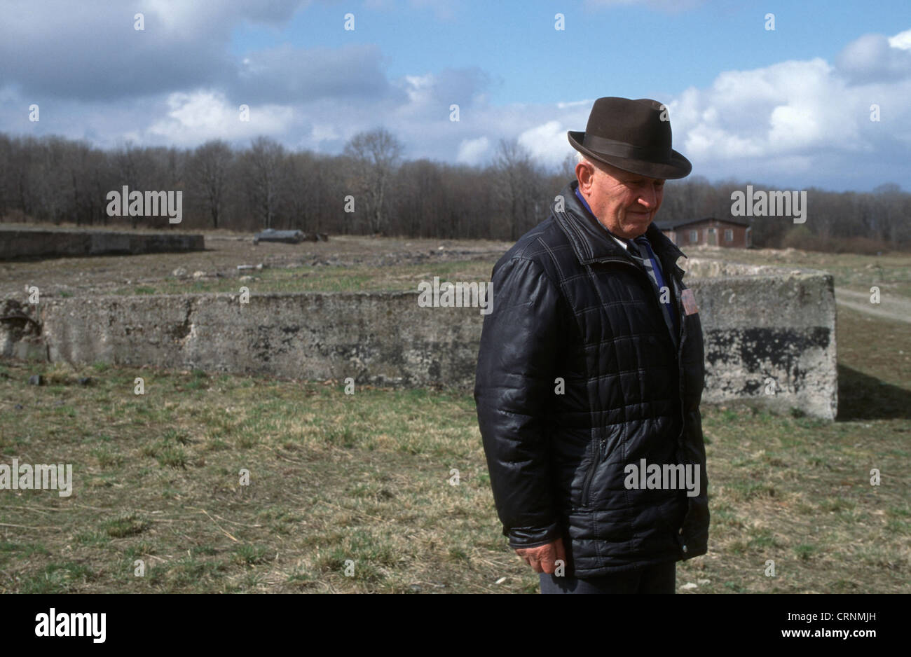 Buchenwald concentration camp Stock Photo