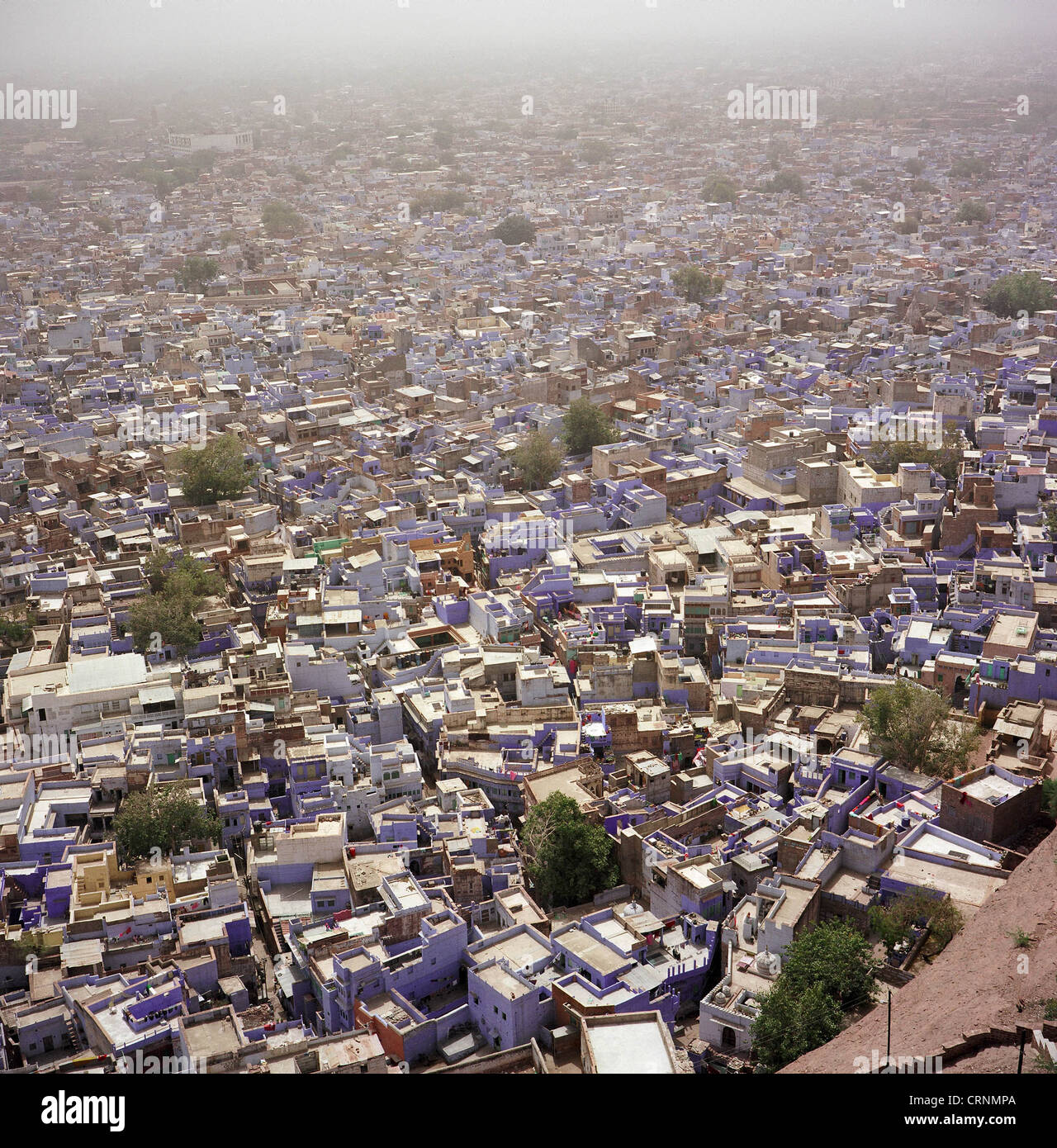 Jodhpur - the Blue City in India Stock Photo