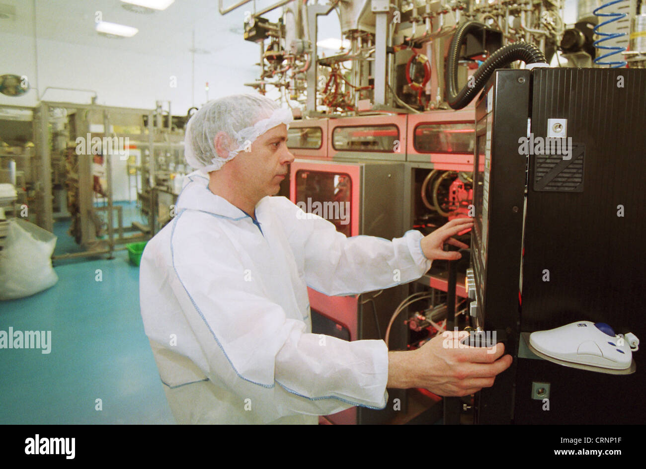 Production Of Infusion Solution In Berlin Chemie Stock Photo Alamy