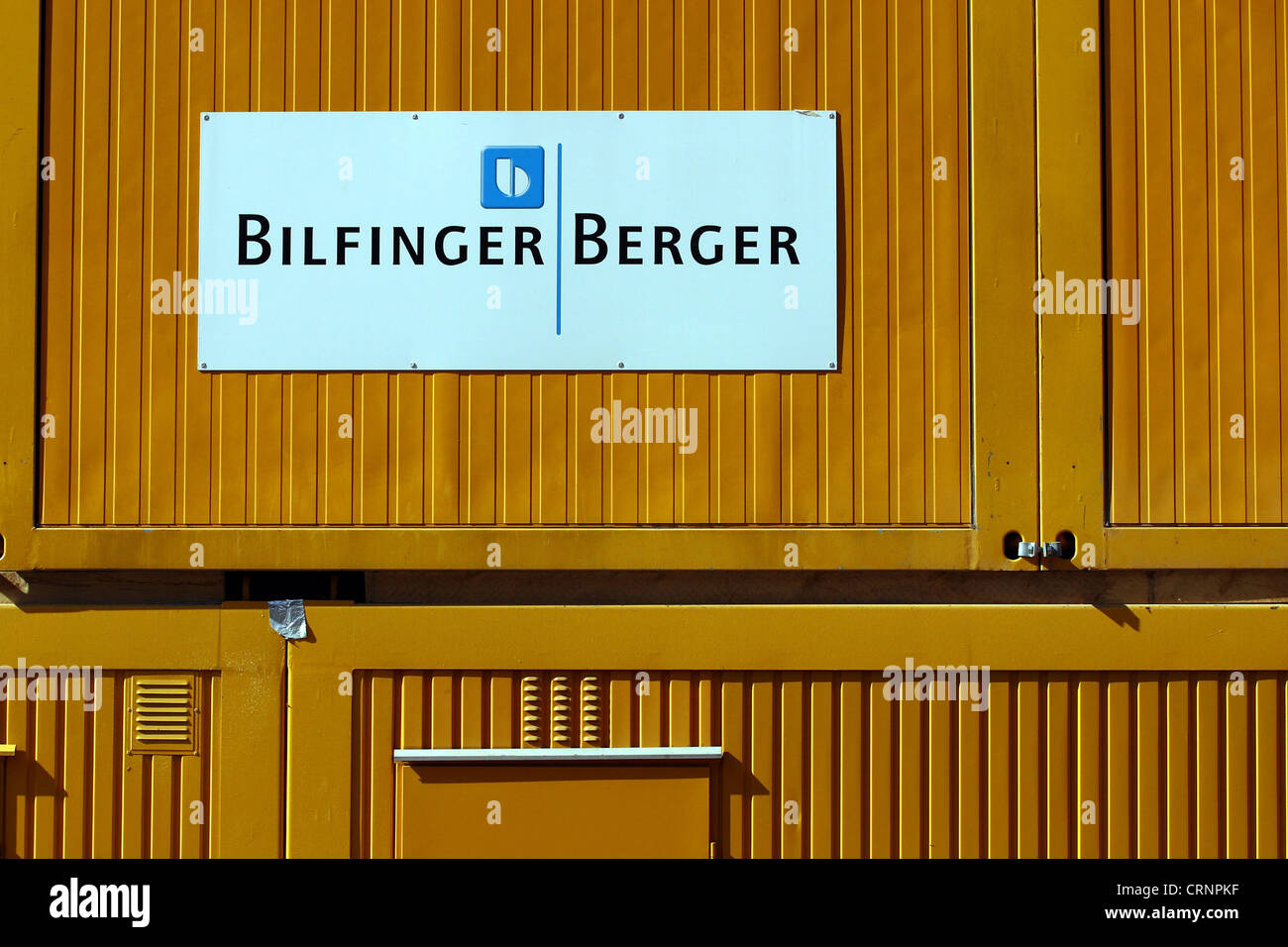 Logos Of Bilfinger Berger Ag Stock Photo Alamy