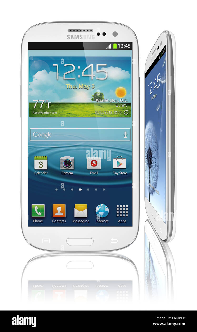 Samsung Galaxy S III Launches In 28 Countries in 2012. Stock Photo