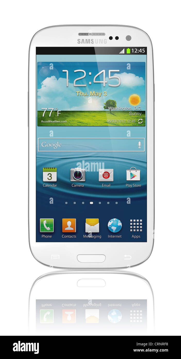 SAMSUNG GALAXY S3 Stock Photo