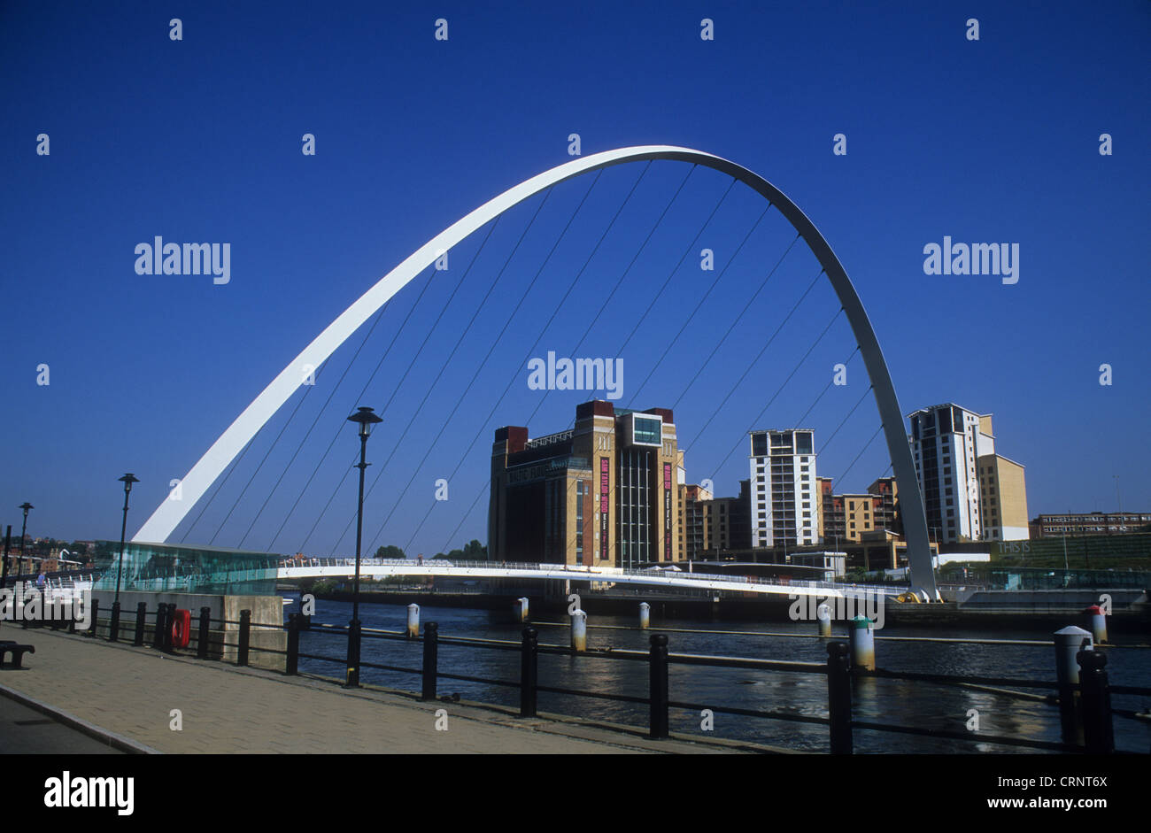 The Gateshead Millennium bridge is a crossing for pedestrians and