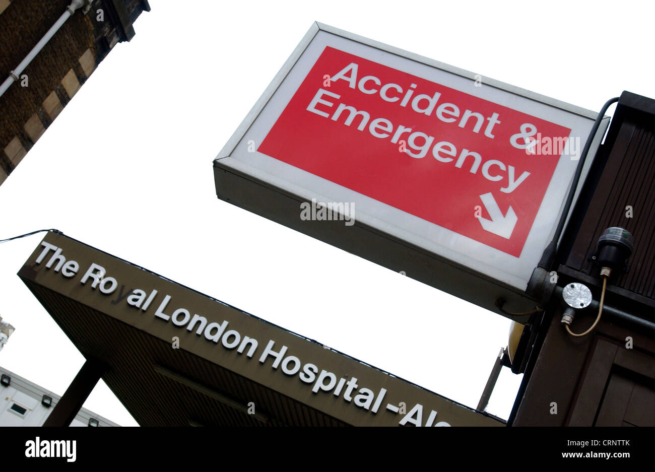 Accident & Emergency sign Stock Photo