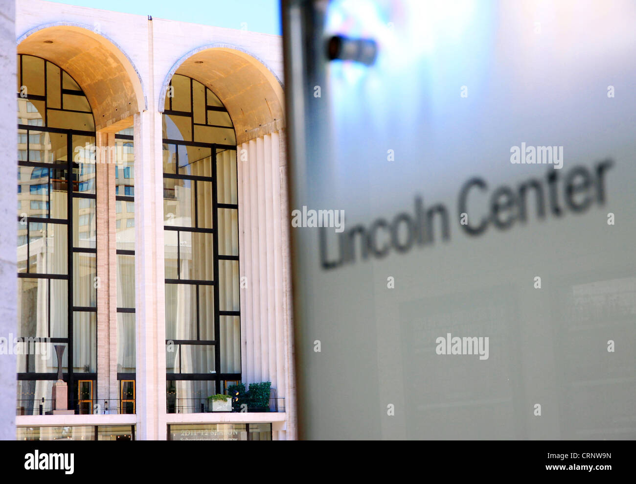 Lincoln Center Stock Photo