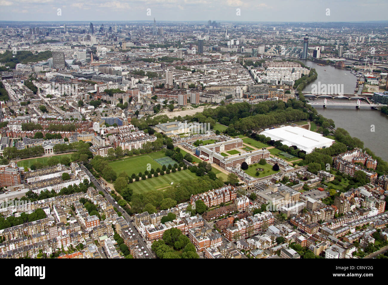 aerial view of Chelsea, London SW3 Stock Photo 49040056 Alamy