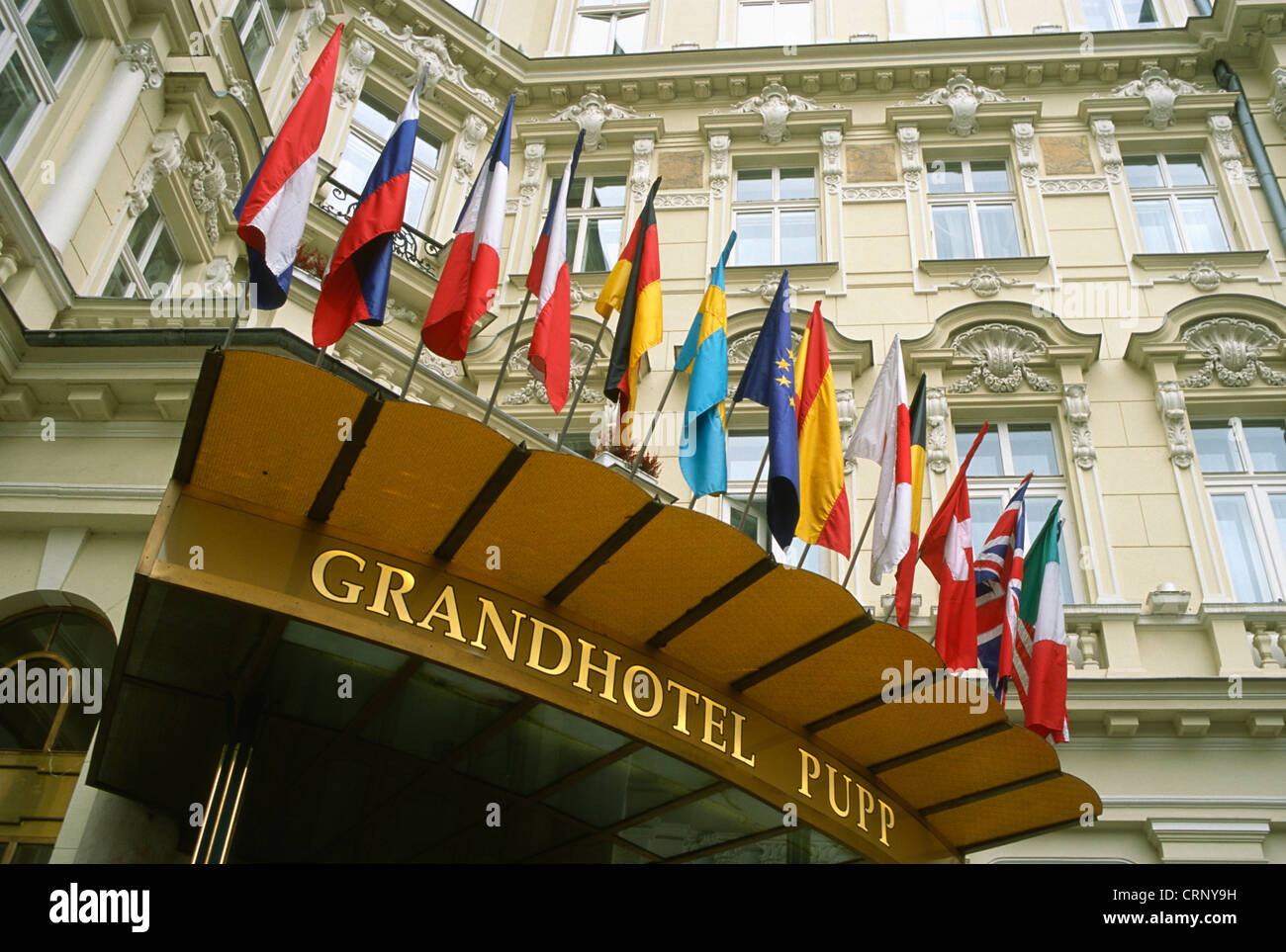 Czech Republic, Karlovy Vary, Grandhotel Pupp, Stock Photo