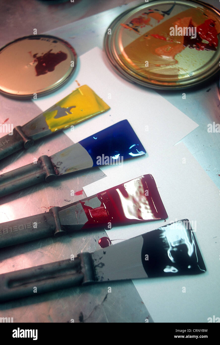 Printing ink colors hires stock photography and images Alamy
