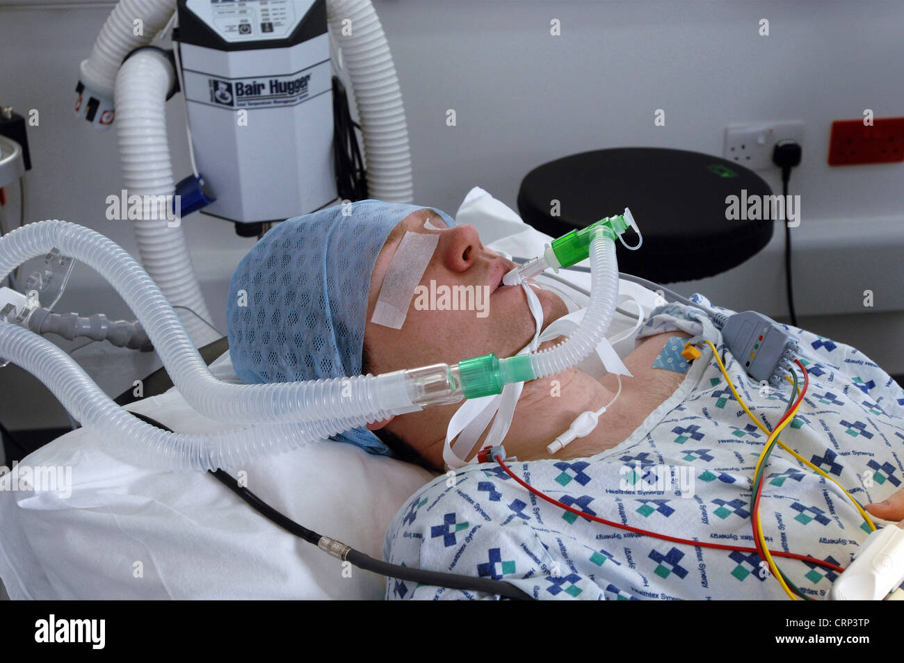 An anesthetized patient before undergoing surgery Stock Photo Alamy