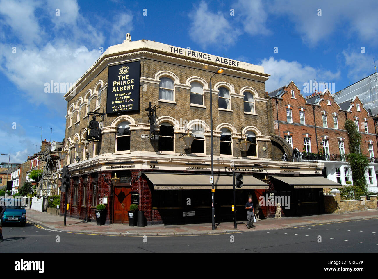 The Prince Albert Public House in Battersea by Day Stock Photo