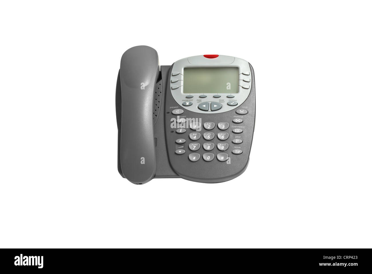 office phone with light on Stock Photo