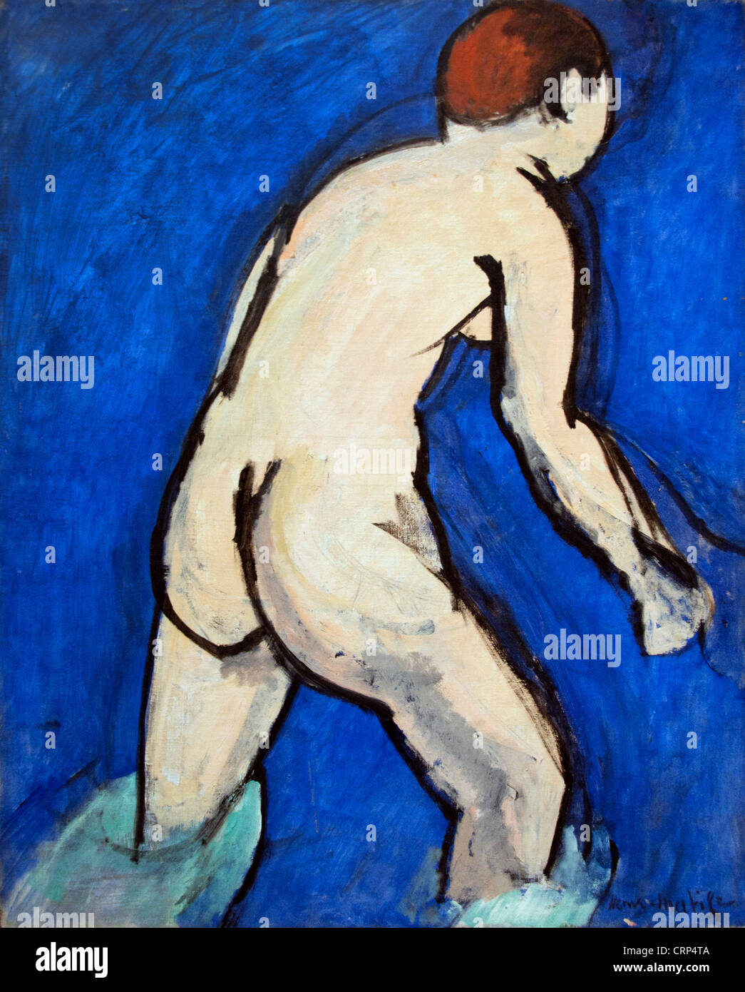 BATHER 1909  Henri Matisse France French Painter Stock Photo