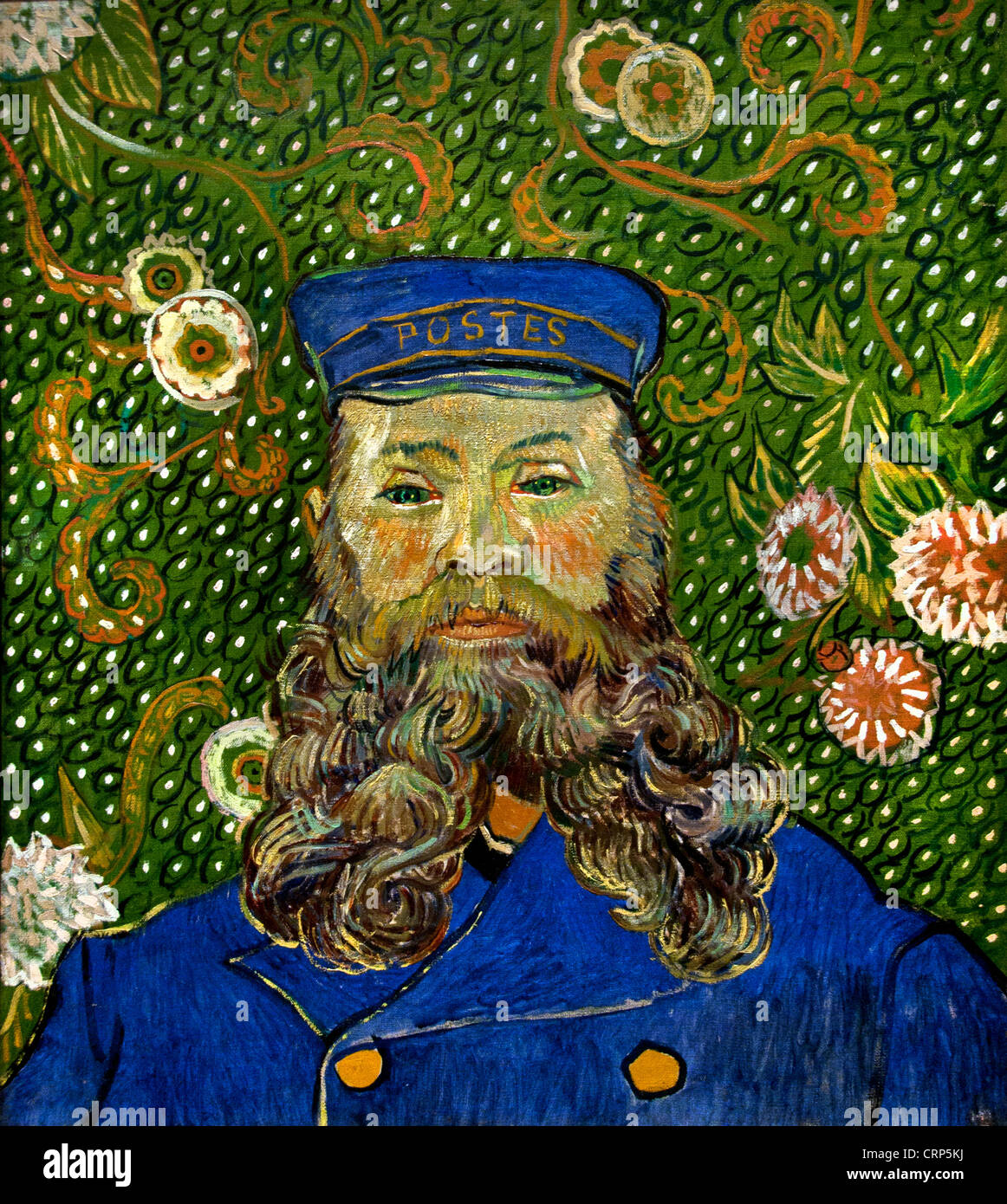 Portrait of Joseph Roulin Vincent van Gogh Dutch 1853–1890  Netherlands Stock Photo