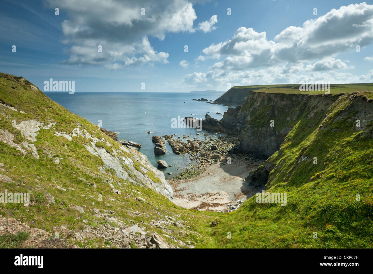 Mutton Cove near Gwithian, Cornwall, England. Stock Photo