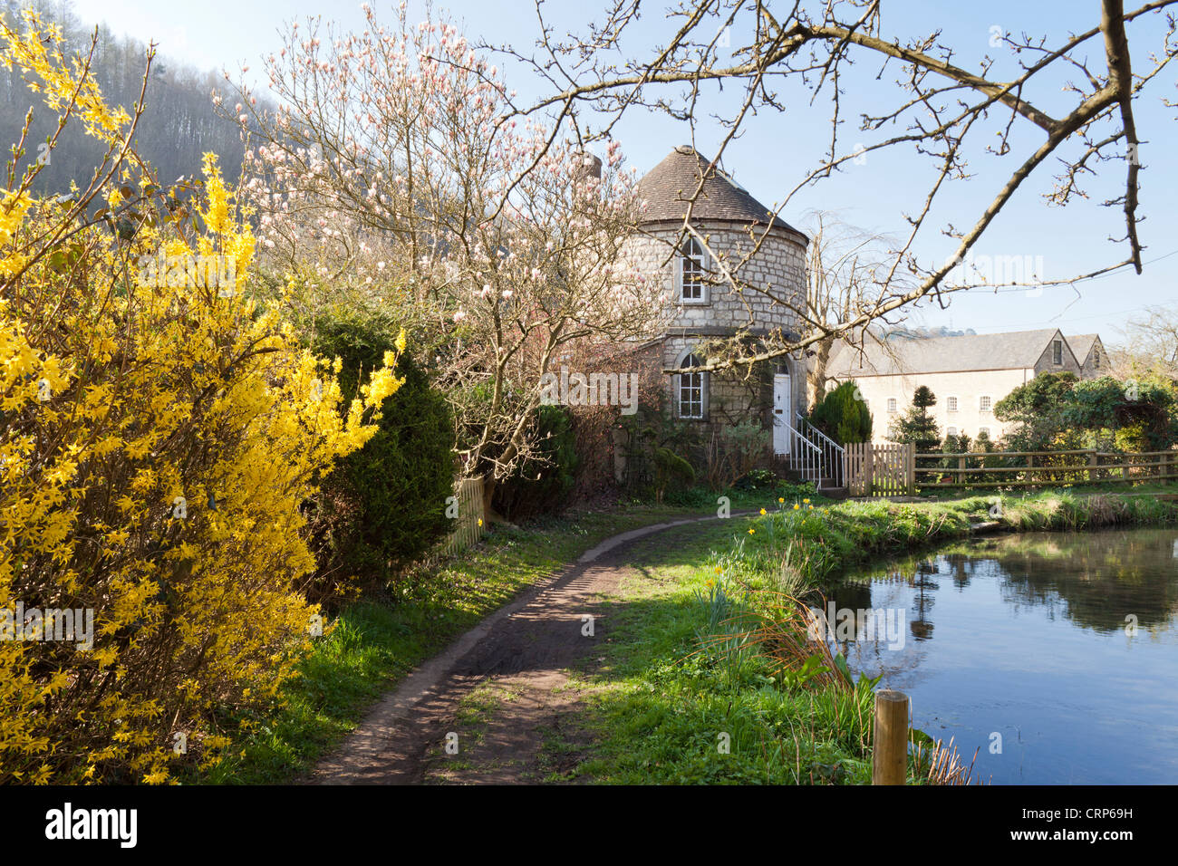 The roundhouse on the Thames and Severn Canal at Chalford, Gloucestershire  UK Stock Photo