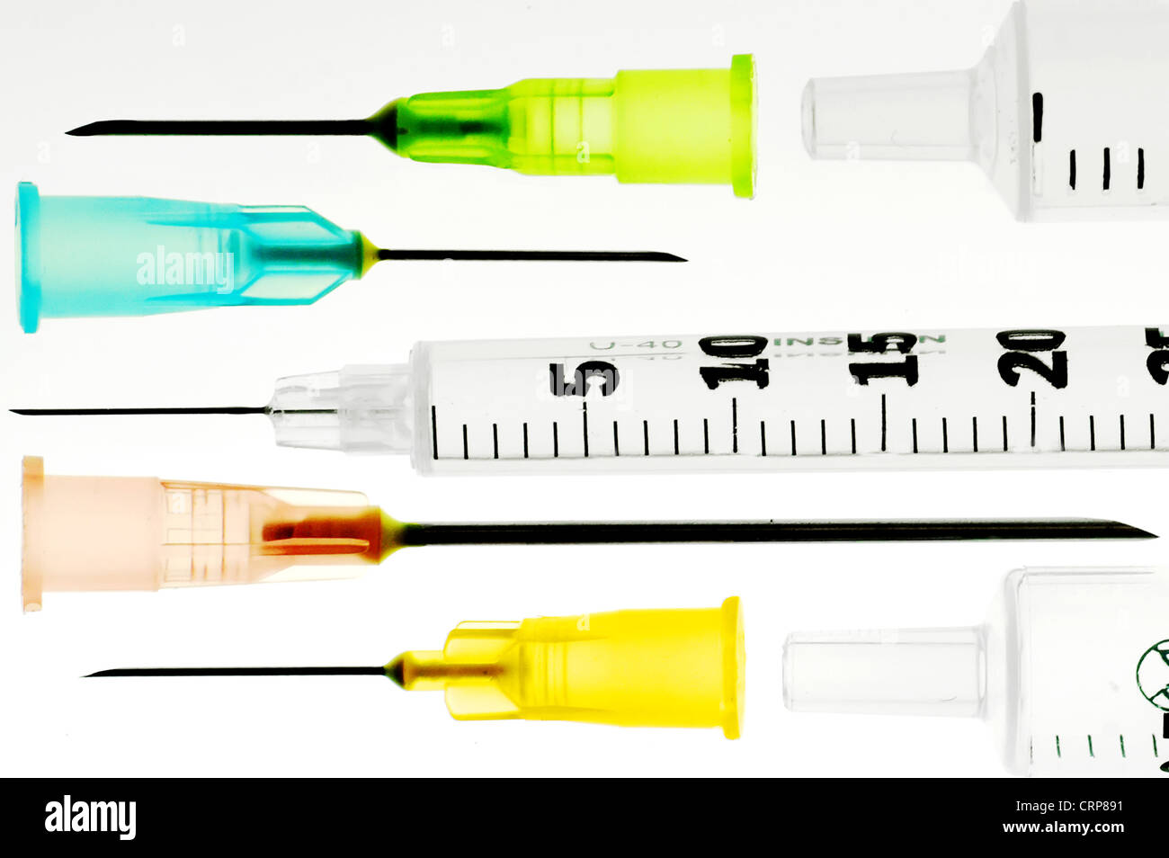 A collection of syringes Stock Photo Alamy