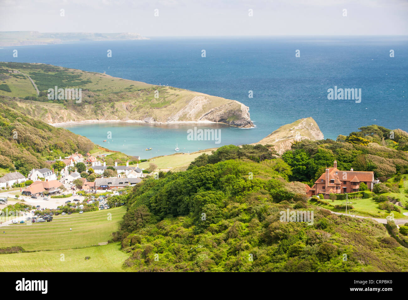 Lulworth Cove a popular visitor attraction on the World heritage