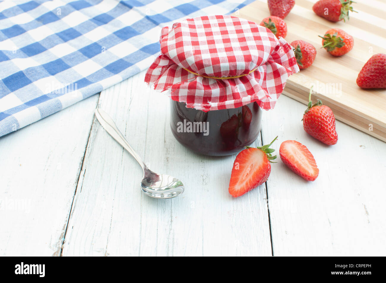 Traditional homemade jam Stock Photo