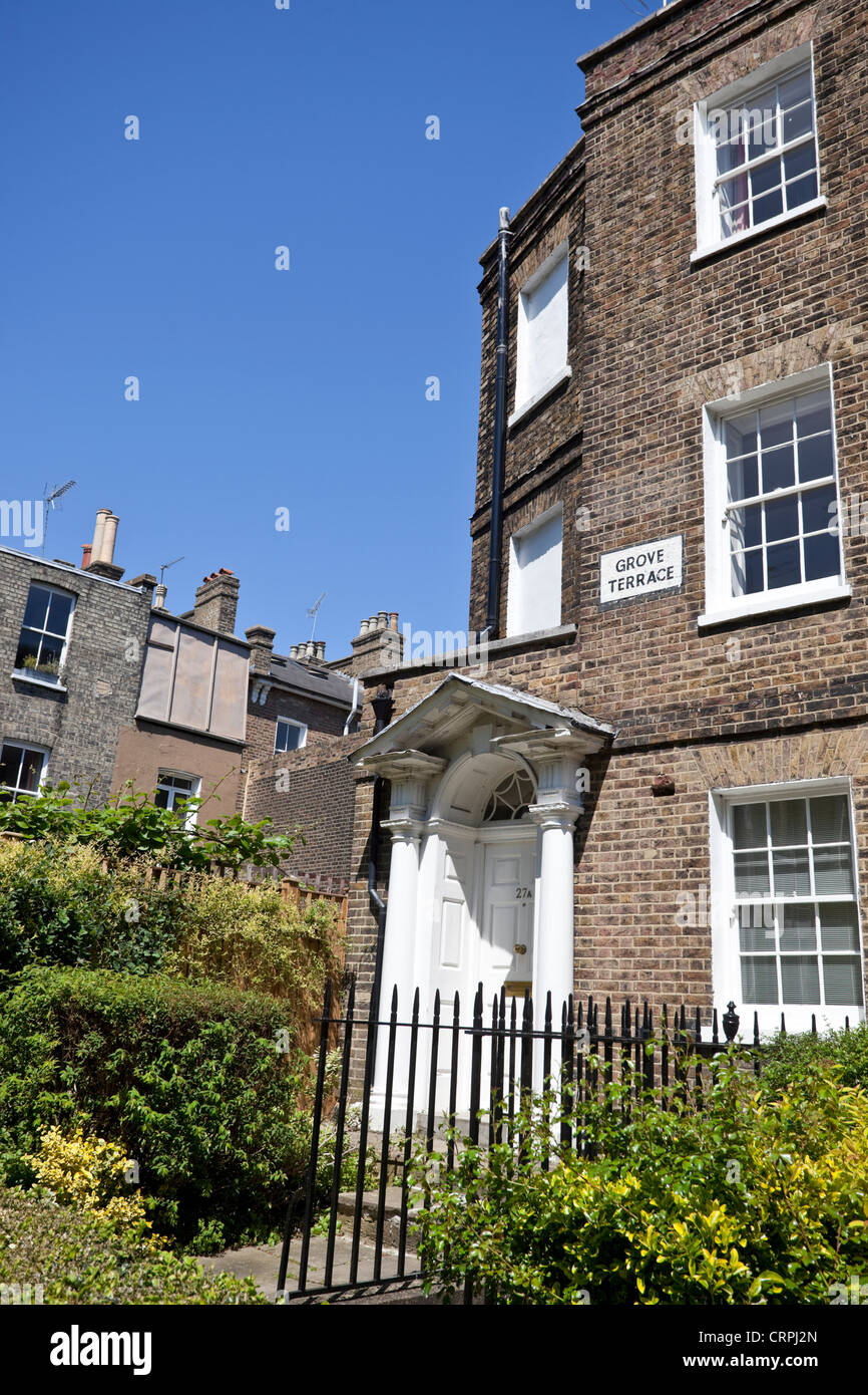 Typical house on Grove Terrace, NW5, London, UK Stock Photo Alamy