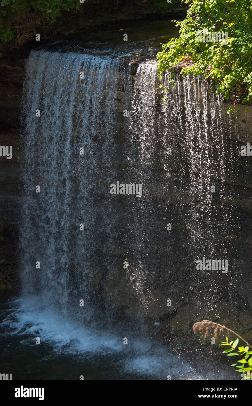Bridal Veil Falls on Manitoulin Island Stock Photo Alamy