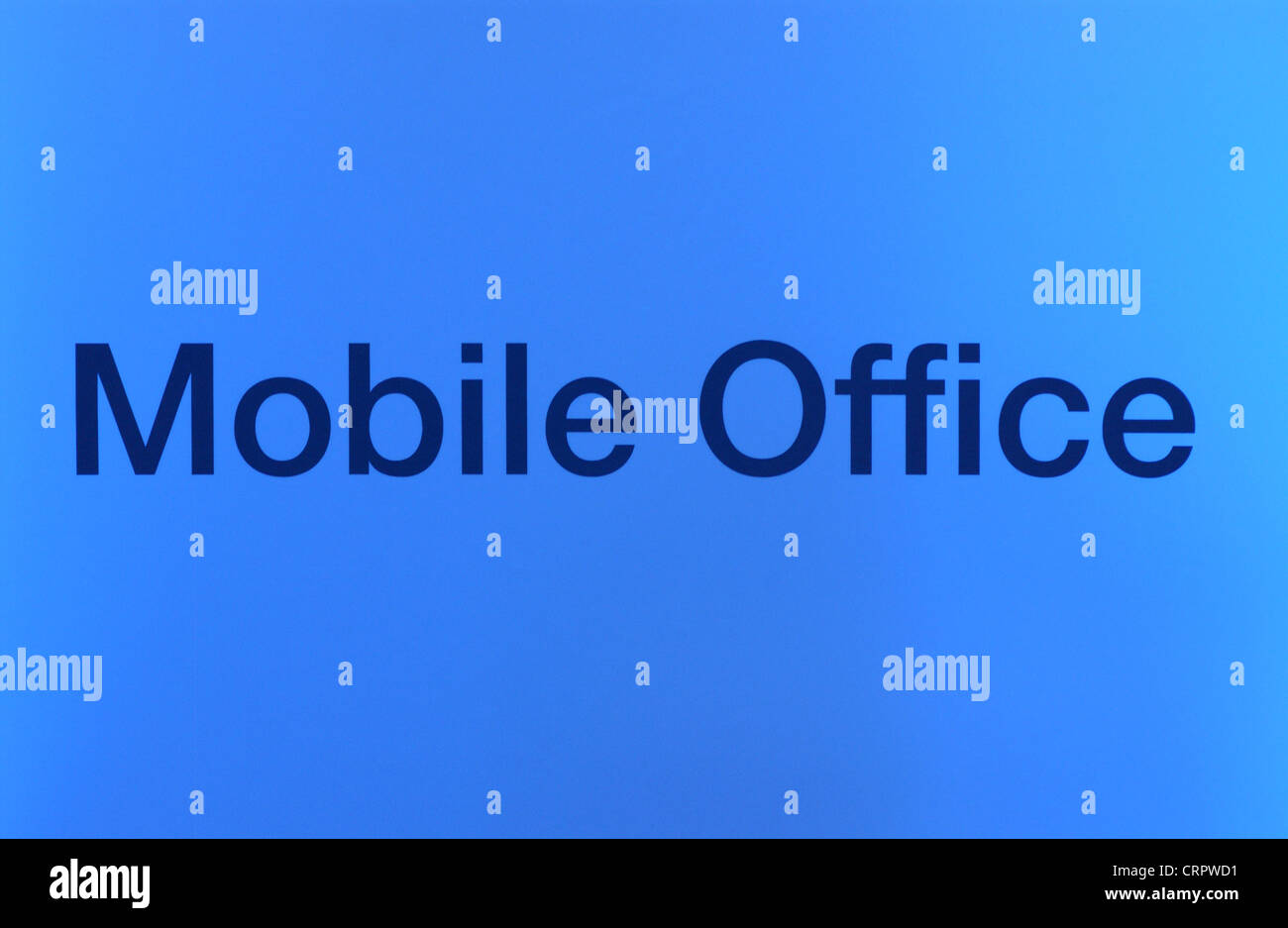 Logo Mobile Office Stock Photo - Alamy