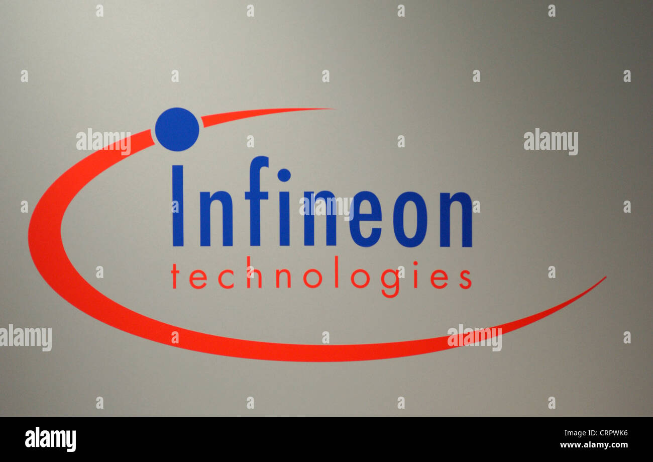 Logo Infineon technologies Stock Photo