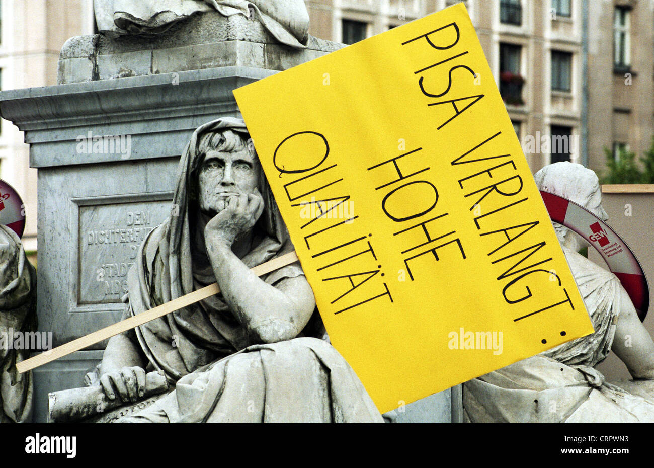 PRO-demonstration against education cuts Stock Photo - Alamy