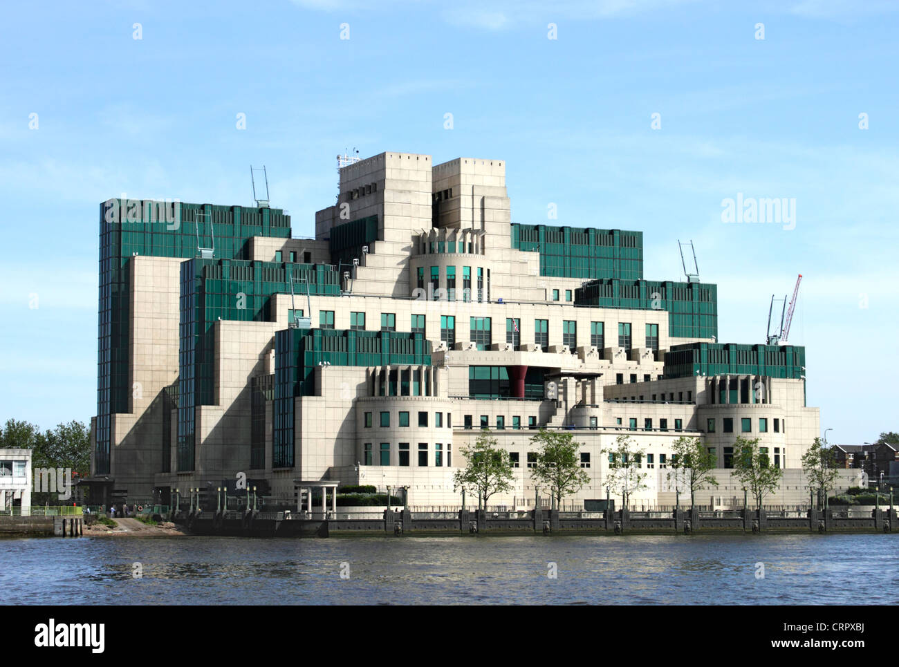 MI6 Building Vauxhall London Stock Photo