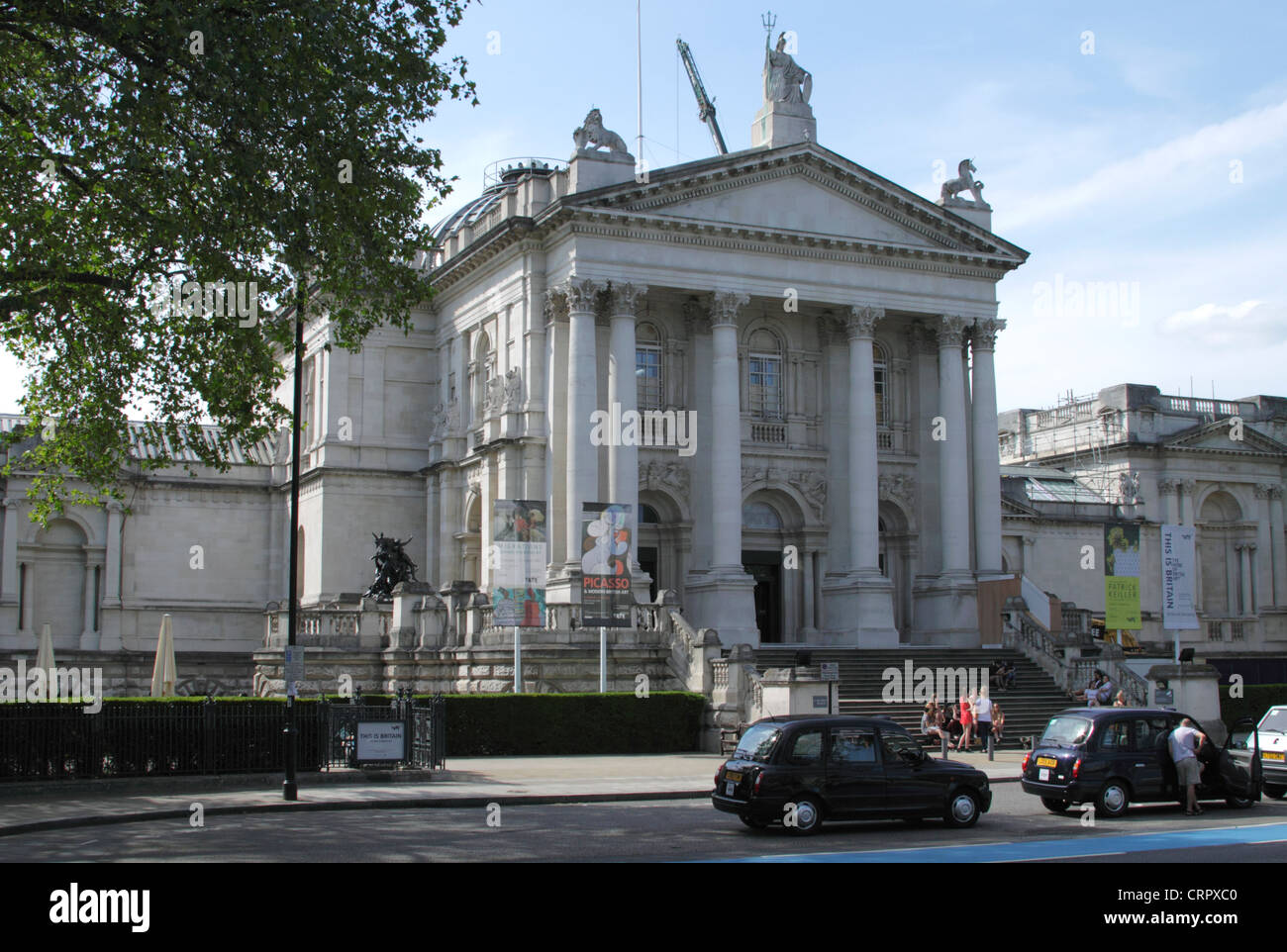 Tate Britain art Gallery Millbank London Stock Photo
