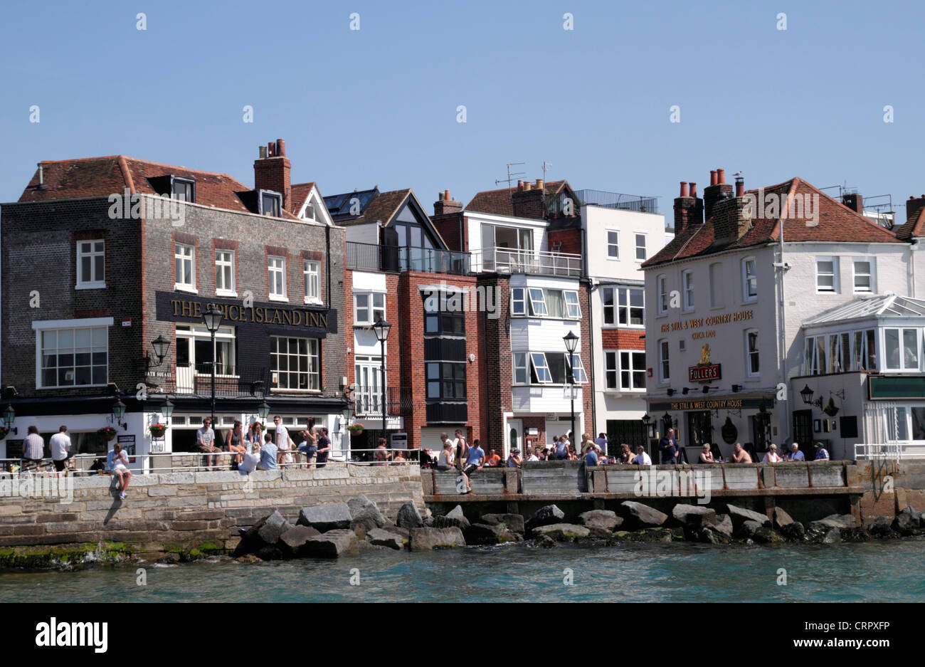 Old Portsmouth seafront Hampshire Stock Photo Alamy