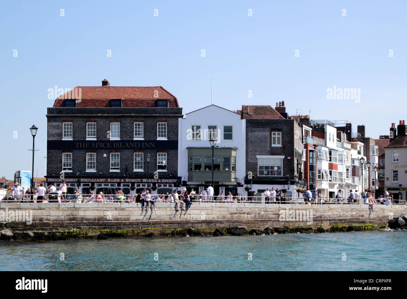Old Portsmouth seafront Hampshire Stock Photo Alamy
