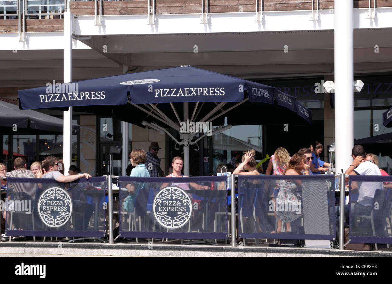 Pizza Express Restaurant Gunwharf Quays Portsmouth Stock Photo Alamy
