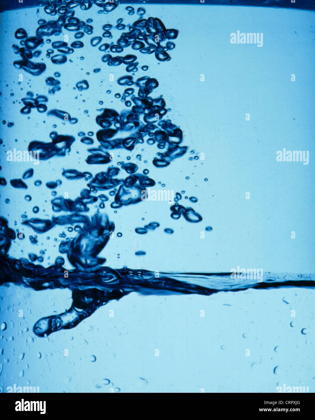 Air bubbles in water Stock Photo Alamy