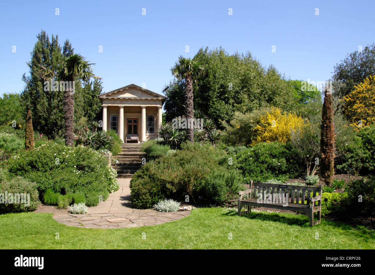 King William's Temple Kew Gardens London Stock Photo Alamy