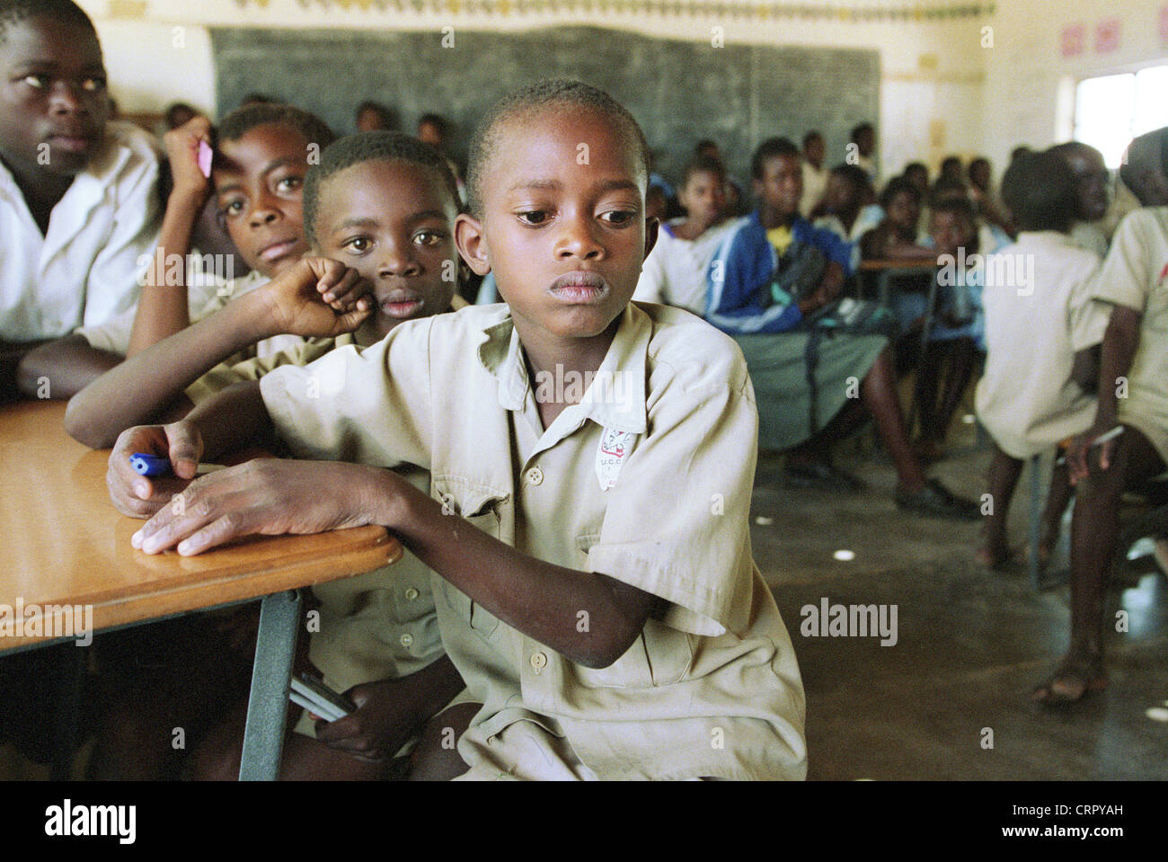 Students sitting in the classroom of a school Stock Photo - Alamy