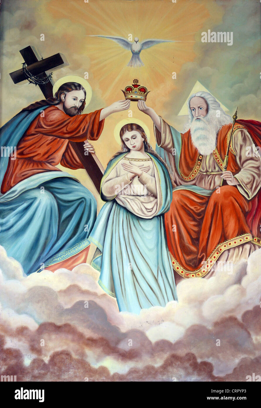 Famous altar coronation virgin mary hi-res stock photography and images ...