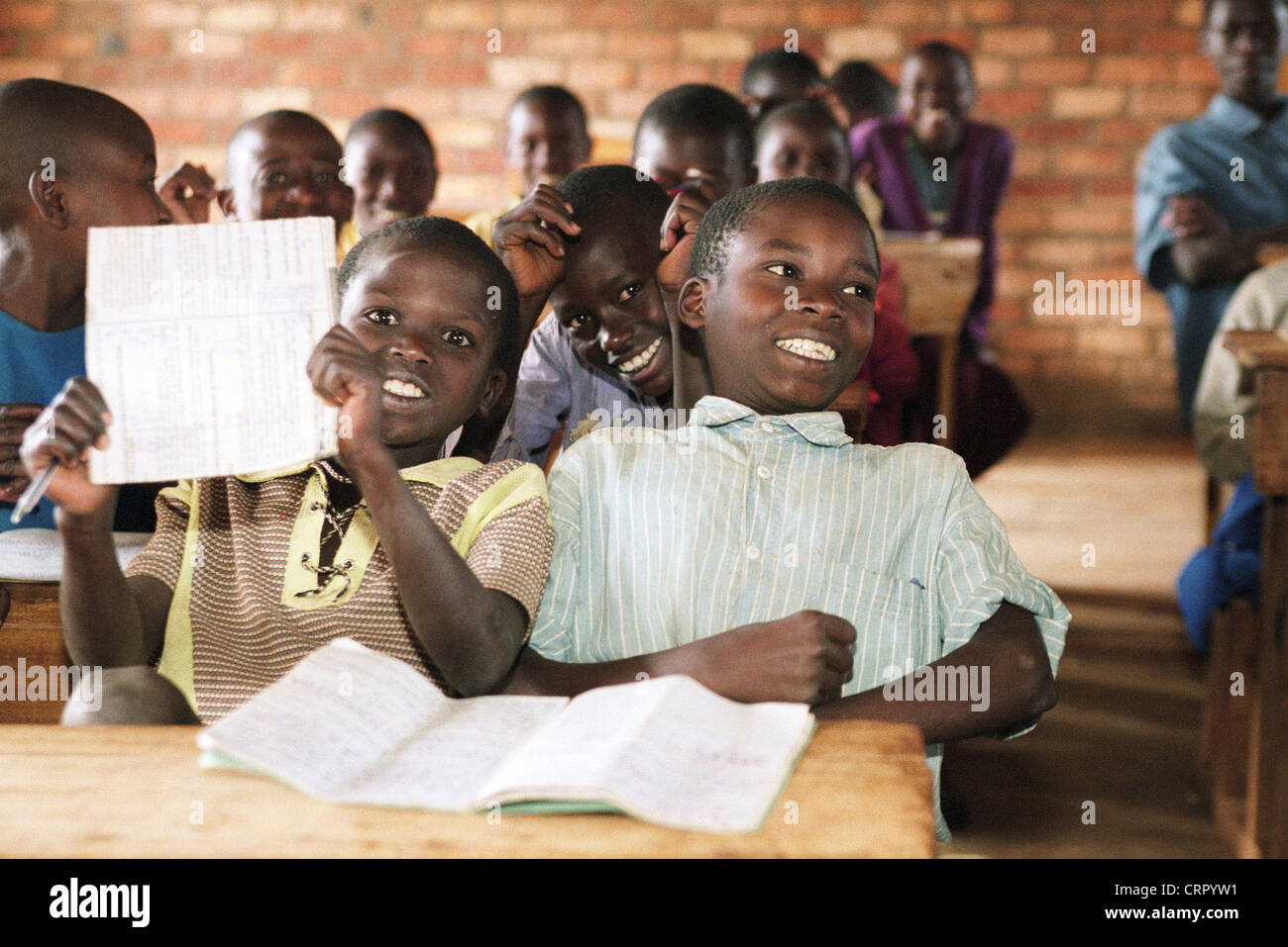 Ruli Rwanda School Ruli Catholic mission school for orphaned children Stock Photo - Alamy